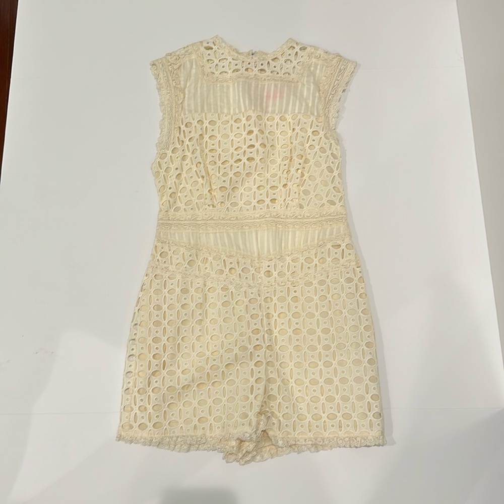 Free people size 2 cream romper